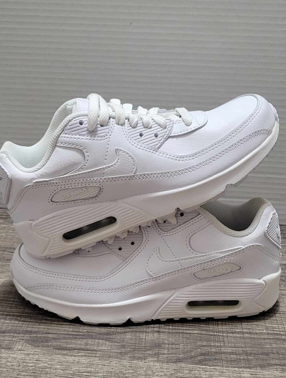 Nike Air Max 90 White Sneakers Size 4.5Y